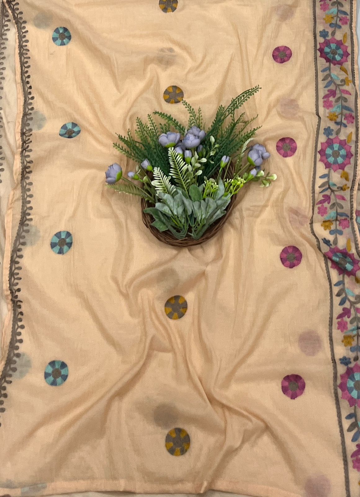 944A Cotton Beige Suit Fabric / CKC Cotton Bazaar