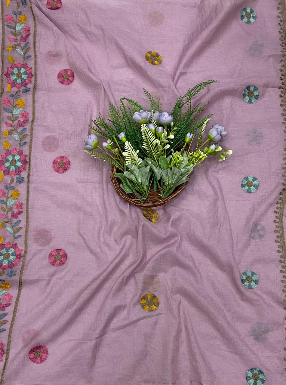943A Cotton Light Purple Suit Fabric / CKC Cotton Bazaar