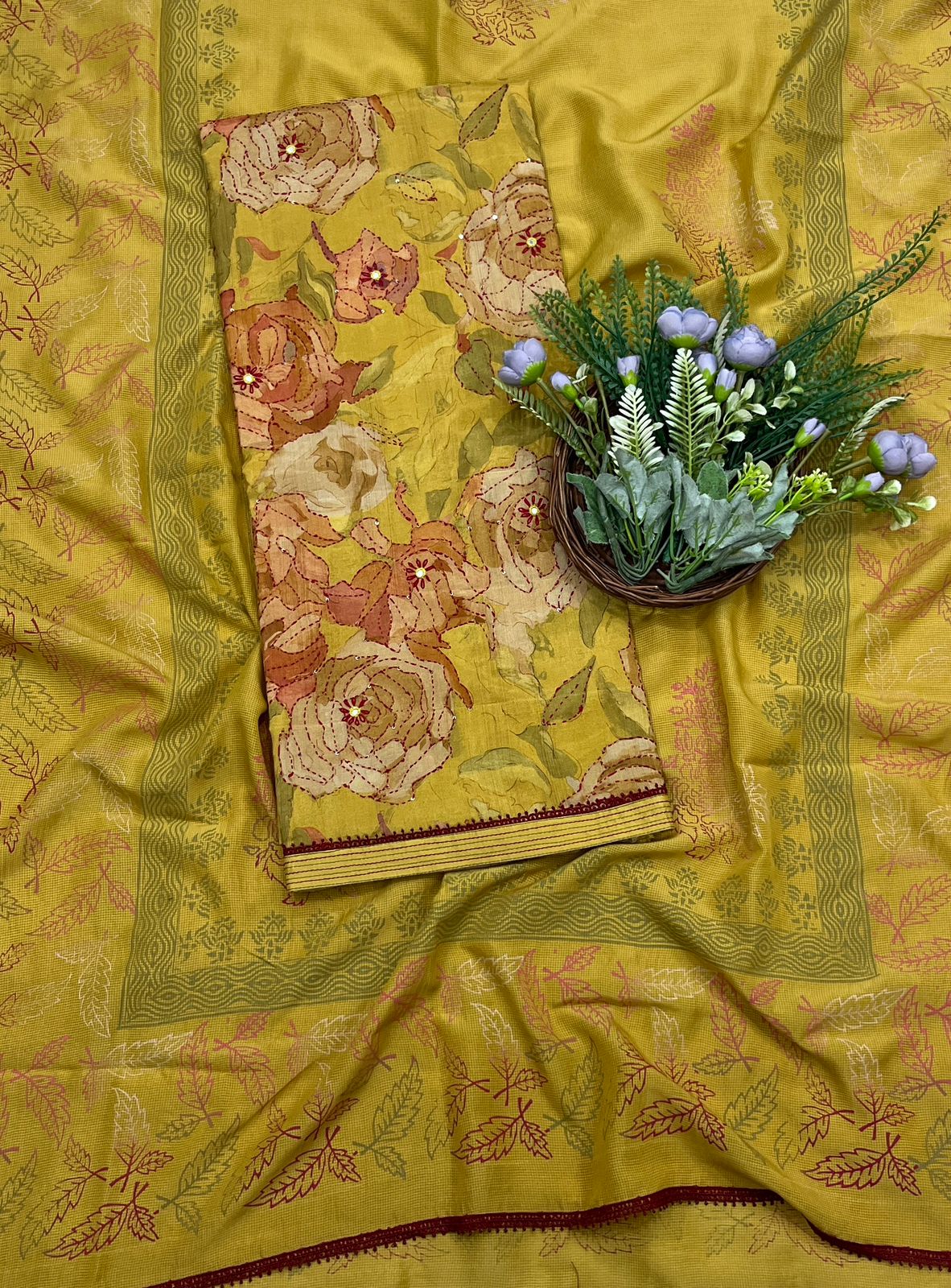 926A Muslin Lemon Suit Fabric / CKC Muslin Suits