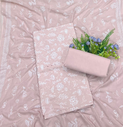 955A Cotton Peach Suit Fabric / CKC Cotton Bazaar