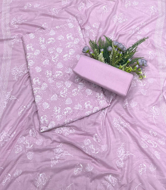 963A Cotton Pink Suit Fabric / CKC Cotton Bazaar