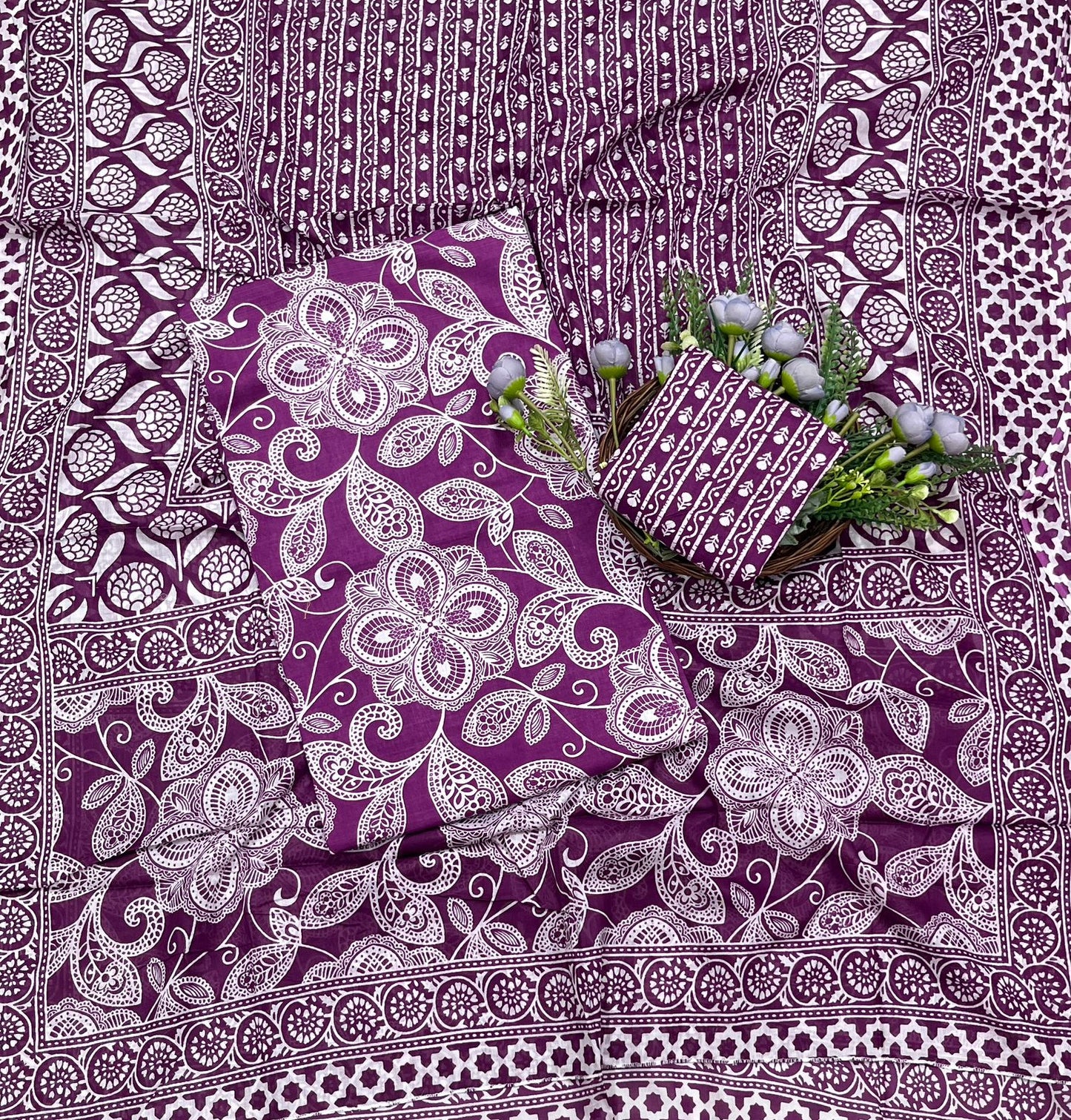 CKC 14B Cotton Wine Suit Fabric / CKC Cotton Bazaar