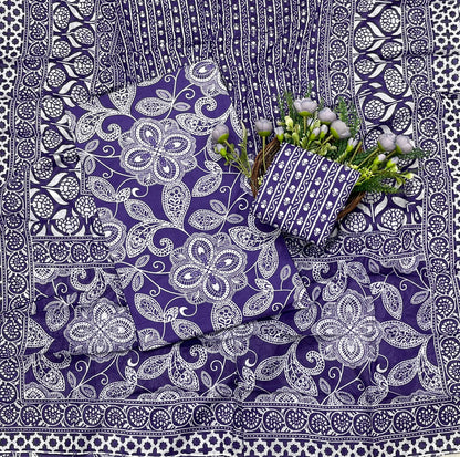 CKC 15B Cotton Purple Suit Fabric / CKC Cotton Bazaar