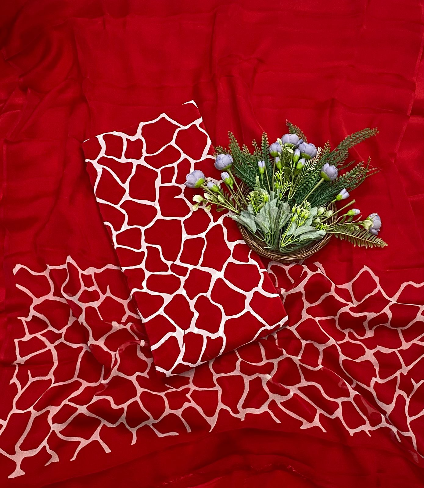 149B Crepe Red Suit Fabric / CKC Crepe Suits