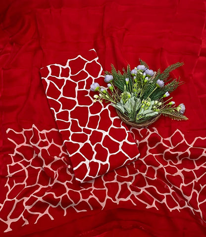 149B Crepe Red Suit Fabric / CKC Crepe Suits