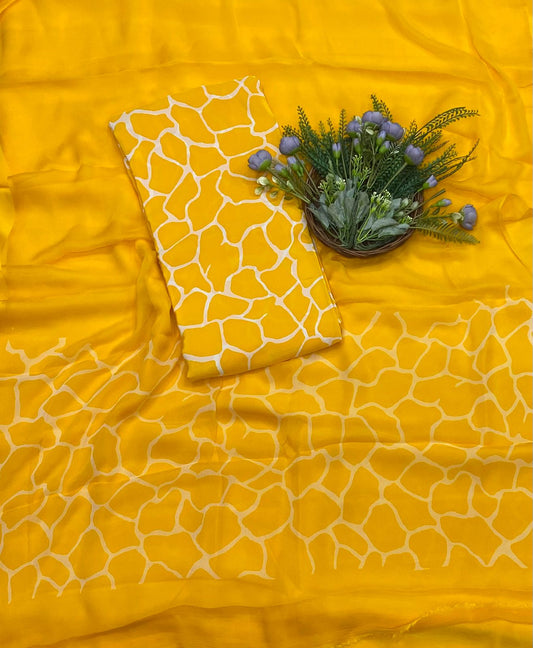 154B Crepe Yellow Suit Fabric / CKC Crepe Suits