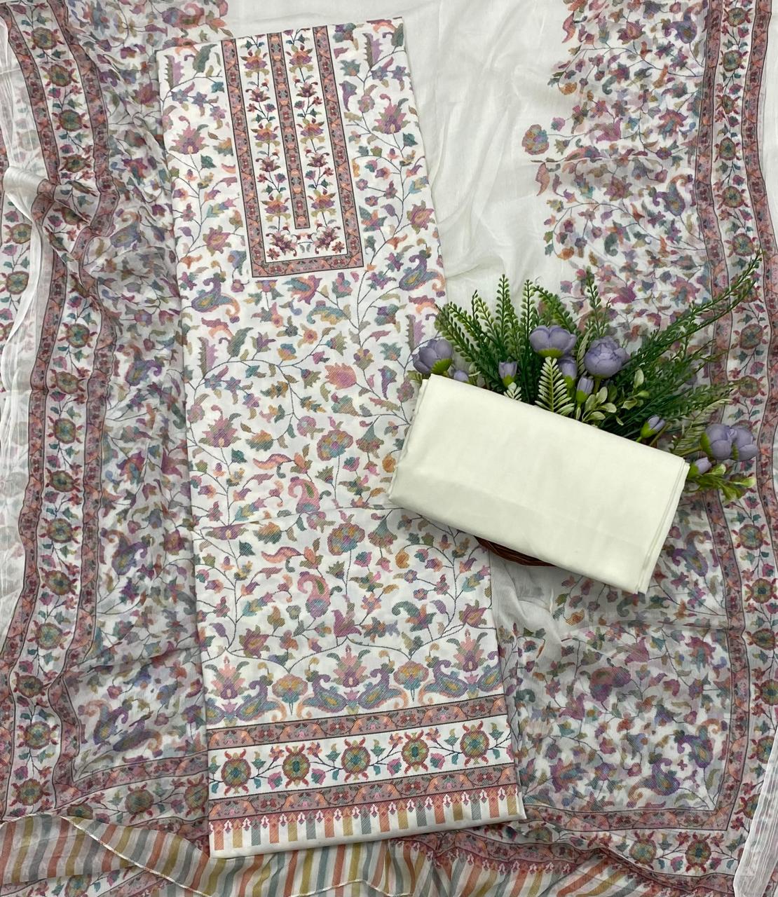 928A Muslin Off White Suit Fabric / CKC Muslin Suits