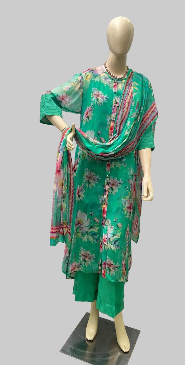 सेल्फ शिमर बेज सूट फ़ैब्रिक / समर एलिगेंस