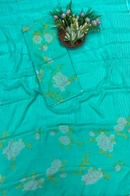 467B Chiffon Sea Green Suit Fabric / CKC Chiffon Suits