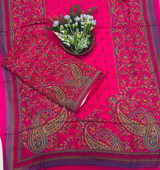 188C Crepe Hot Pink Suit Fabric / CKC Crepe Suits