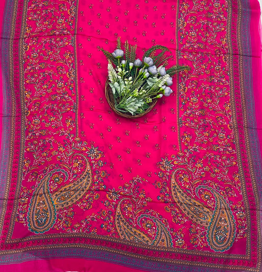 188C Crepe Hot Pink Suit Fabric / CKC Crepe Suits