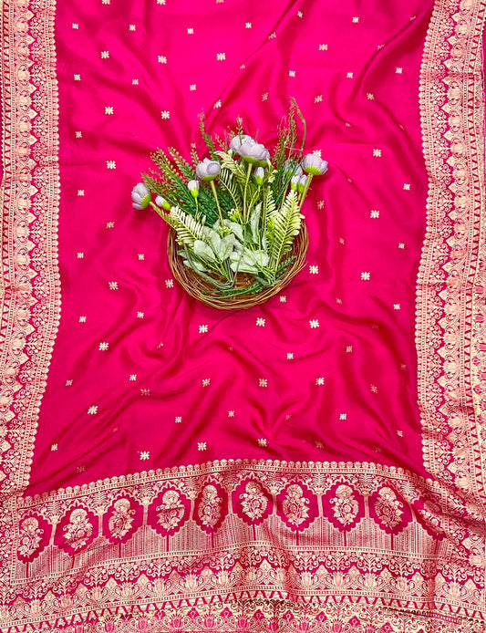 383C Chanderi Silk Light Pink Suit Fabric/ CKC Partywear Collection
