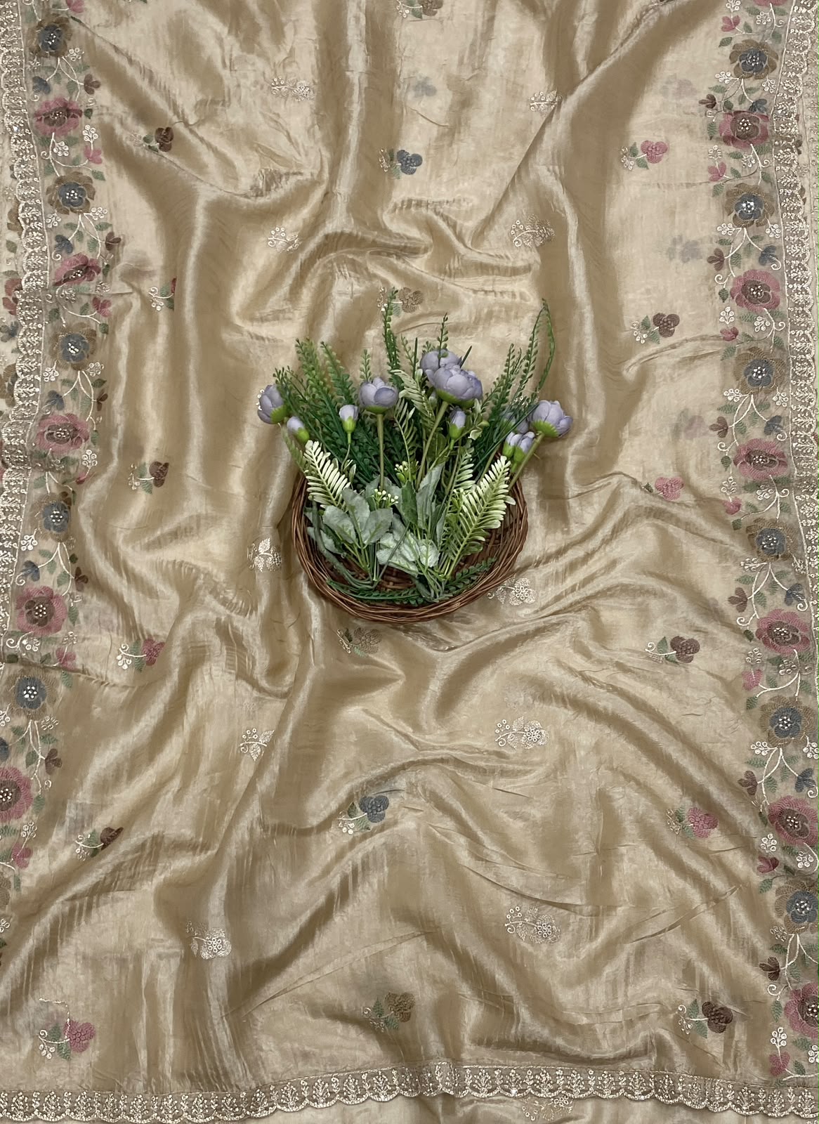 398C Organza Skin suit Fabric/ CKC Partywear Collection