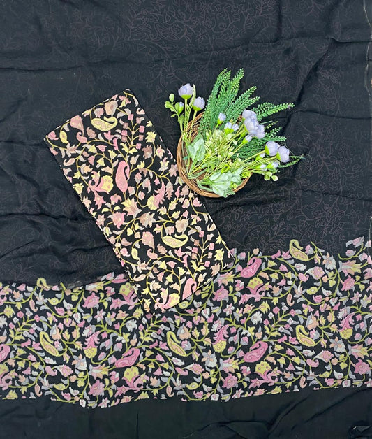 415C Crepe Black Suit Fabric / CKC Crepe Suits