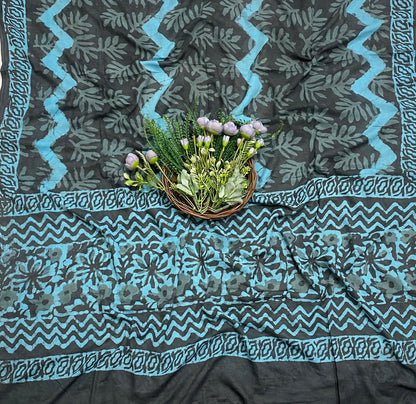 420C Cotton Blue Suit Fabric / CKC Cotton Bazaar