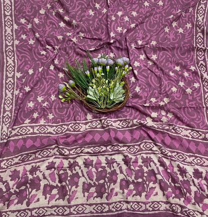 419C Cotton Light Purple Suit Fabric / CKC Cotton Bazaar
