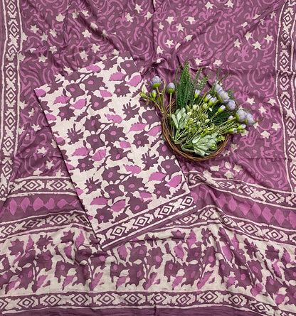 419C Cotton Light Purple Suit Fabric / CKC Cotton Bazaar