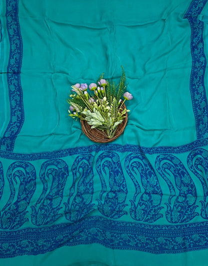 518C Crepe Sea Green Suit Fabric / CKC Crepe Suits