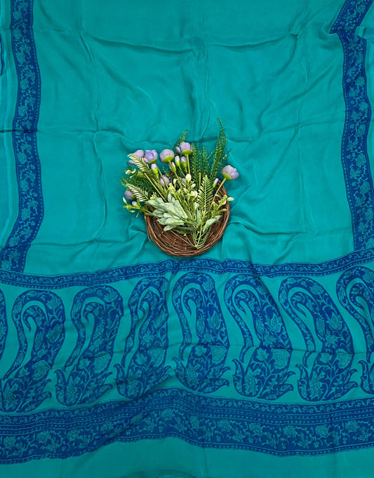 518C Crepe Sea Green Suit Fabric / CKC Crepe Suits