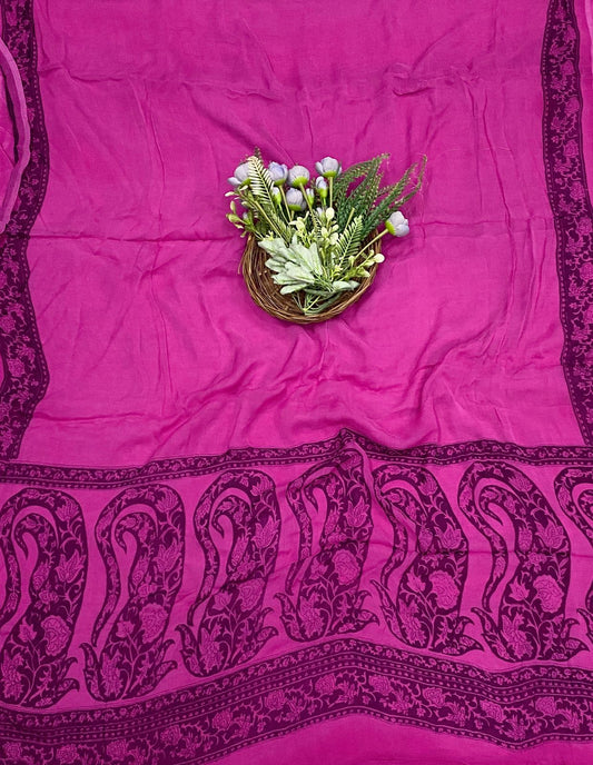 519C Crepe Dark Pink Suit Fabric / CKC Crepe Suits