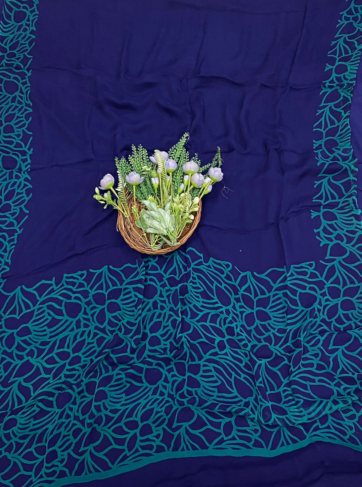 497C Crepe Dark Blue Suit Fabric / CKC Crepe Suits