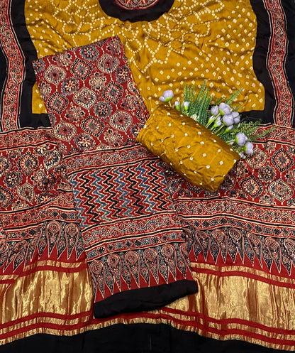 528C Pure Modal Mustard Suit Fabric / CKC Jaipuri Suits