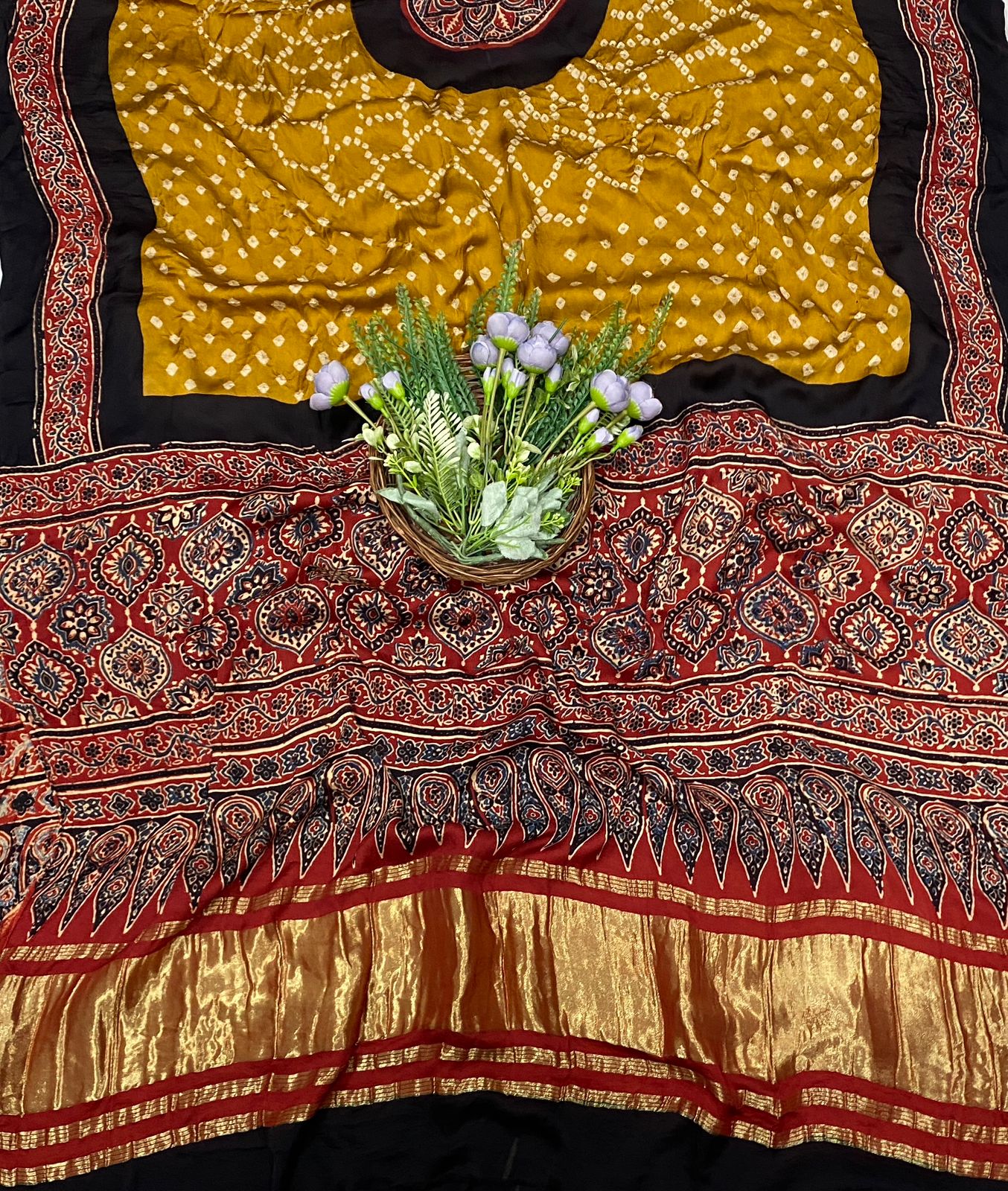 528C Pure Modal Mustard Suit Fabric / CKC Jaipuri Suits