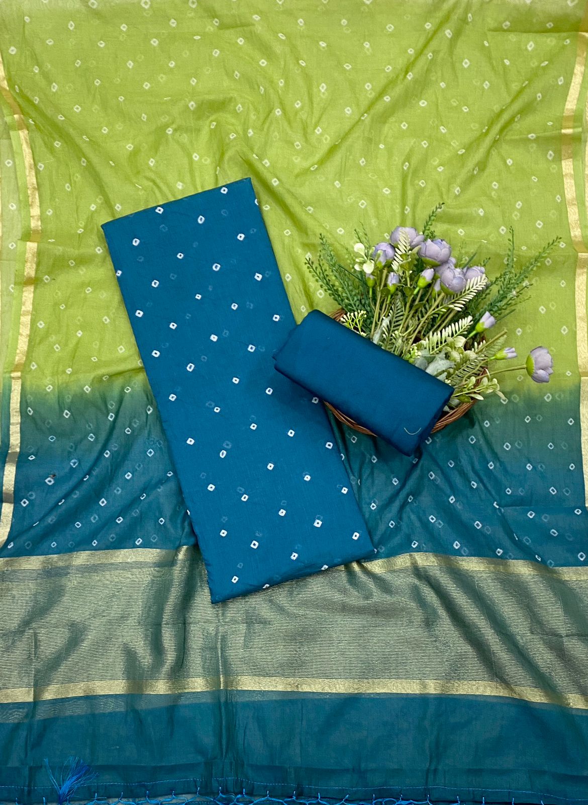 571C Mul Cotton Dark Blue Suit Fabric / CKC Mul Cotton