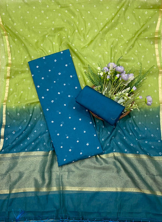 571C Mul Cotton Dark Blue Suit Fabric / CKC Mul Cotton