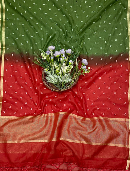 569C Mul Cotton Red Suit Fabric / CKC Mul Cotton