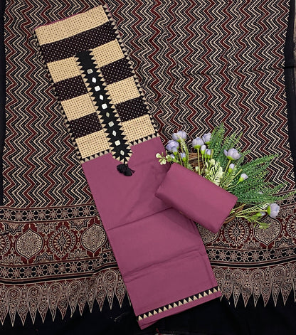 542C Cotton Dusty Pink Suit Fabric / CKC Cotton Bazaar