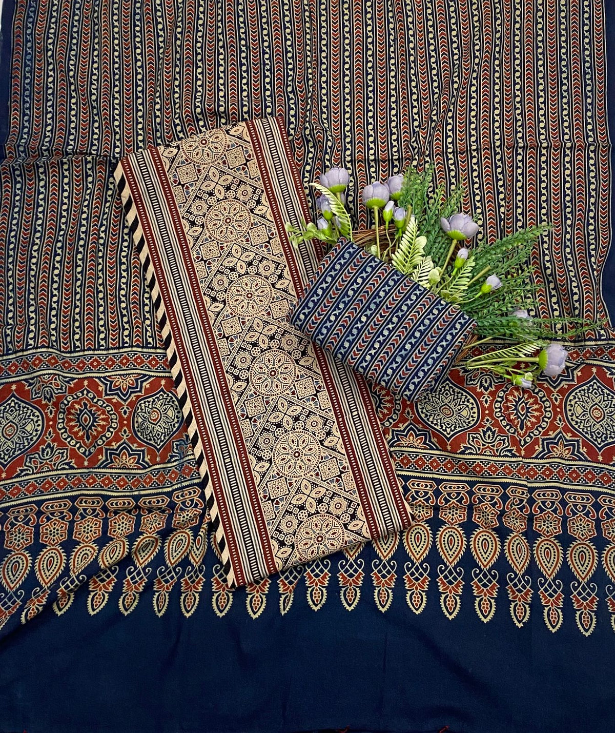 550C Cotton Navy Blue Suit Fabric / CKC Cotton Bazaar