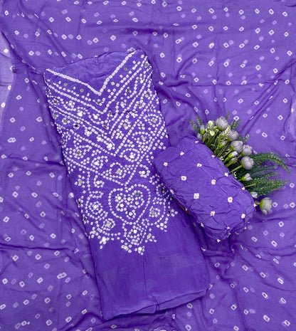 538C Jaipuri Crepe Light Purple Suit Fabric / CKC Jaipuri Suits