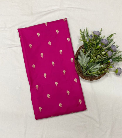 630C Banarasi Silk Majenta Suit Fabric / CKC Banarasi Edit