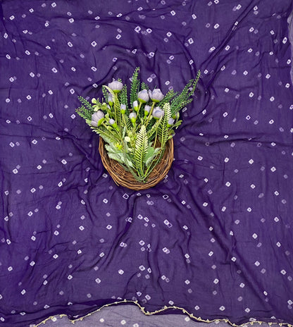 582C Jaipuri Crepe Dark Purple Suit Fabric / CKC Jaipuri Suits