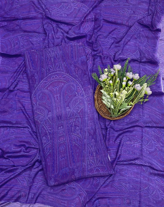 706C Crepe Purple Suit Fabric / CKC Crepe Suits