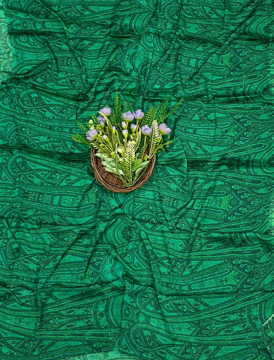 704C Crepe Green Suit Fabric / CKC Crepe Suits