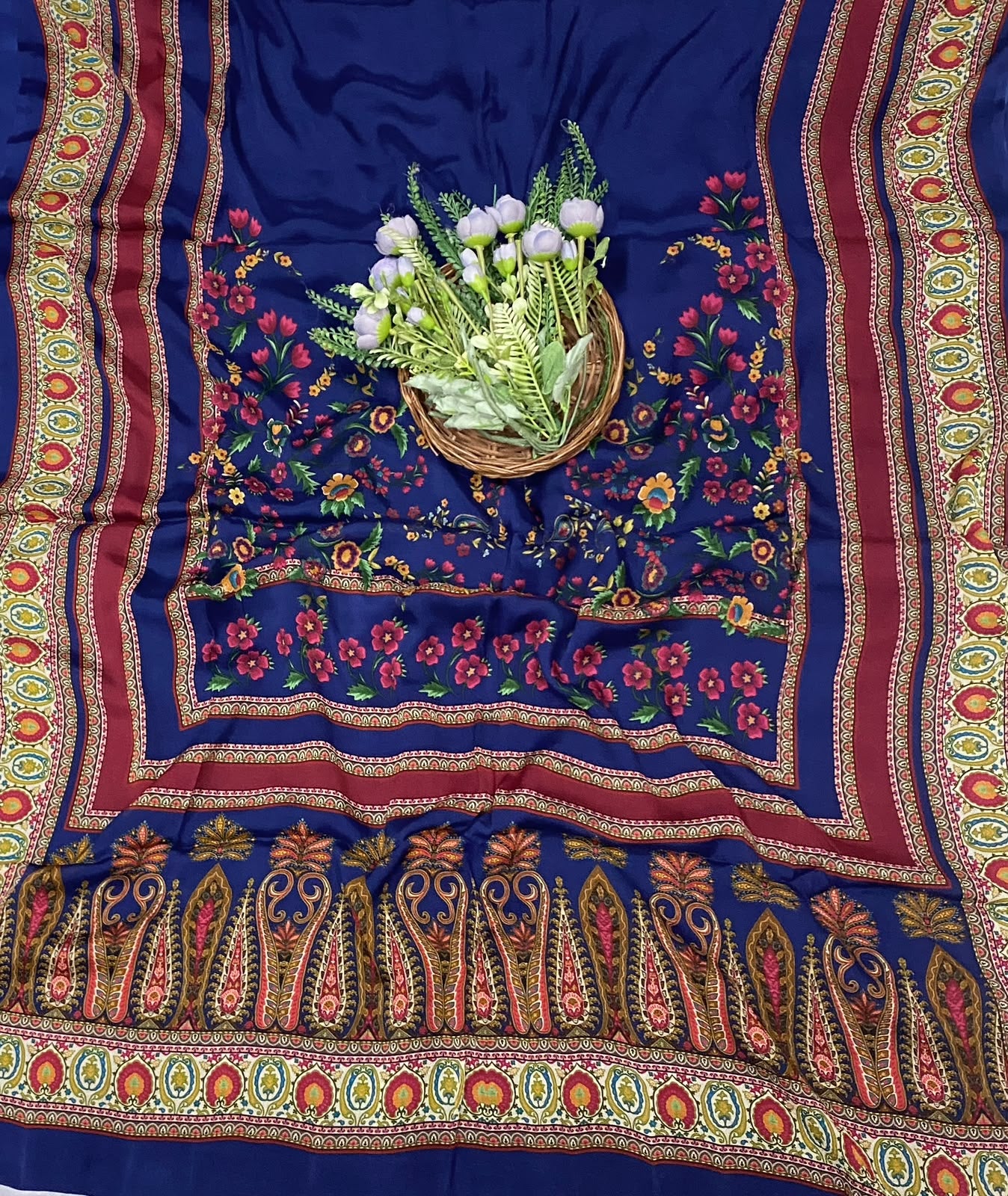 711C Crepe Royal Blue Suit Fabric / CKC Crepe Suits