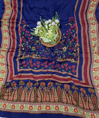711C Crepe Royal Blue Suit Fabric / CKC Crepe Suits