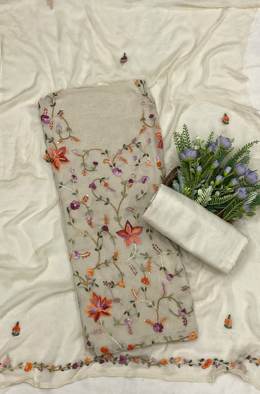 723C Georgette Skin  Suit Fabric / CKC Georgette Suits