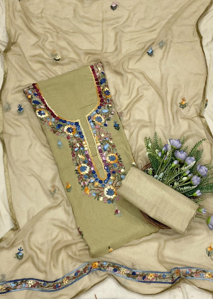 758C Georgette Skin  Suit Fabric / CKC Georgette Suits