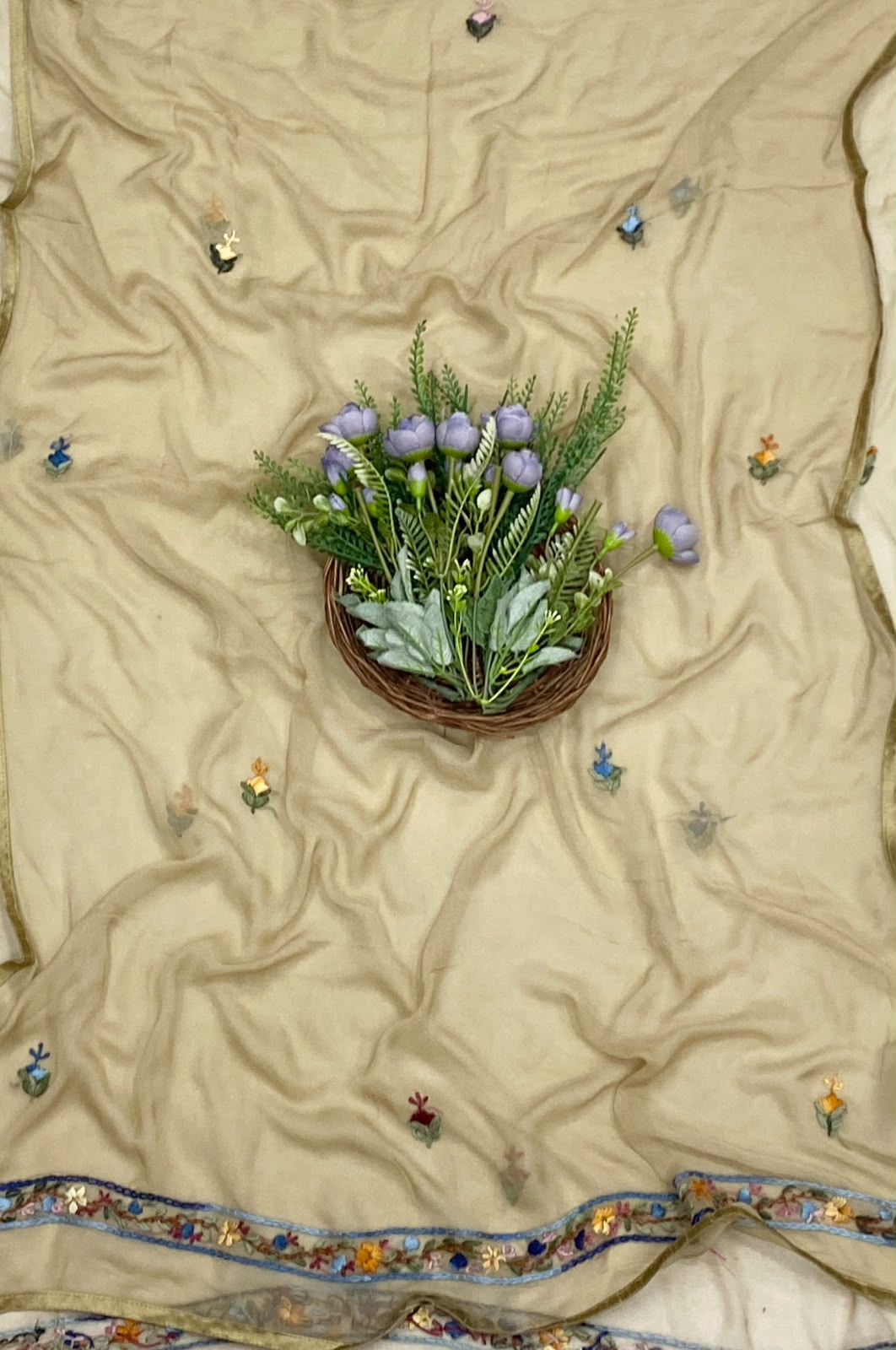 758C Georgette Skin  Suit Fabric / CKC Georgette Suits