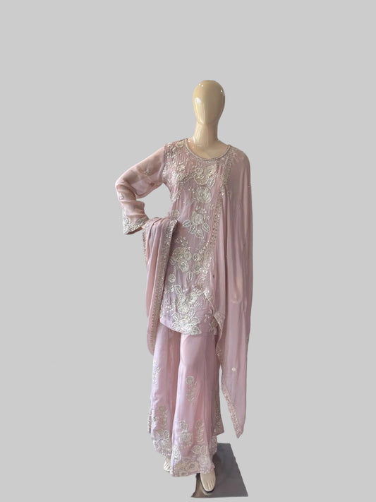 771C Chinon Light Pink Stitched Suit / CKC Stitched Suits