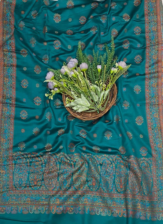 795C Pashmina Dark Sea Green Suit Fabric/ CKC Winter Suits