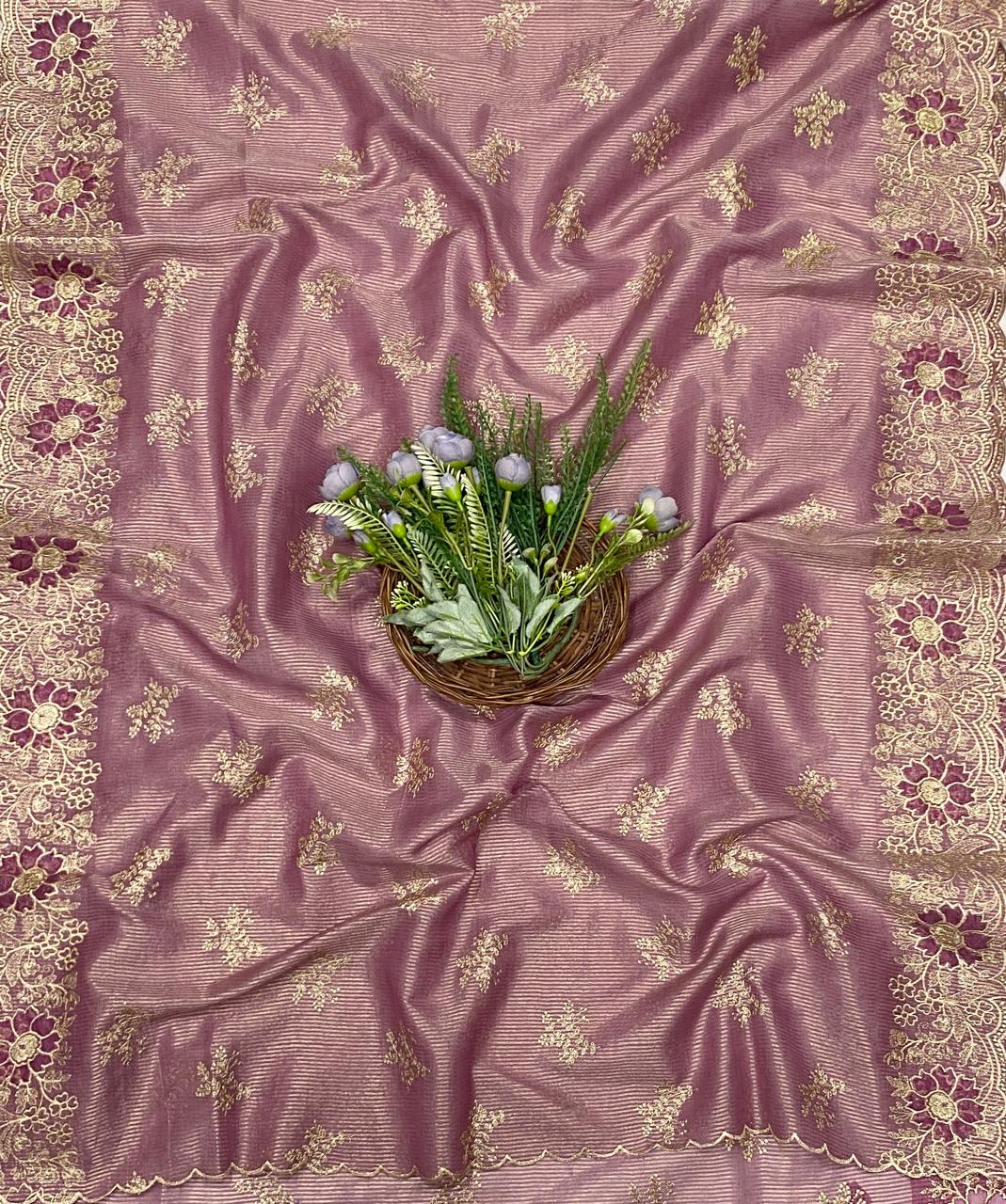 830C Shimmer Purple Suit Fabric / CKC Banarasi Edit