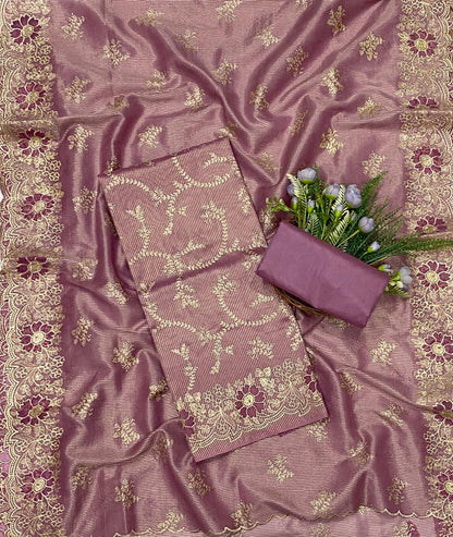 830C Shimmer Purple Suit Fabric / CKC Banarasi Edit