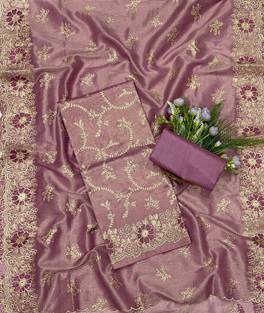 830C Shimmer Purple Suit Fabric / CKC Banarasi Edit