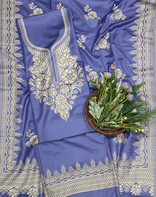 807C Pashmina Mauve Suit Fabric/ CKC Winter Suits