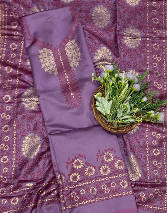 784C Pashmina Lilac Suit Fabric/ CKC Winter Suits