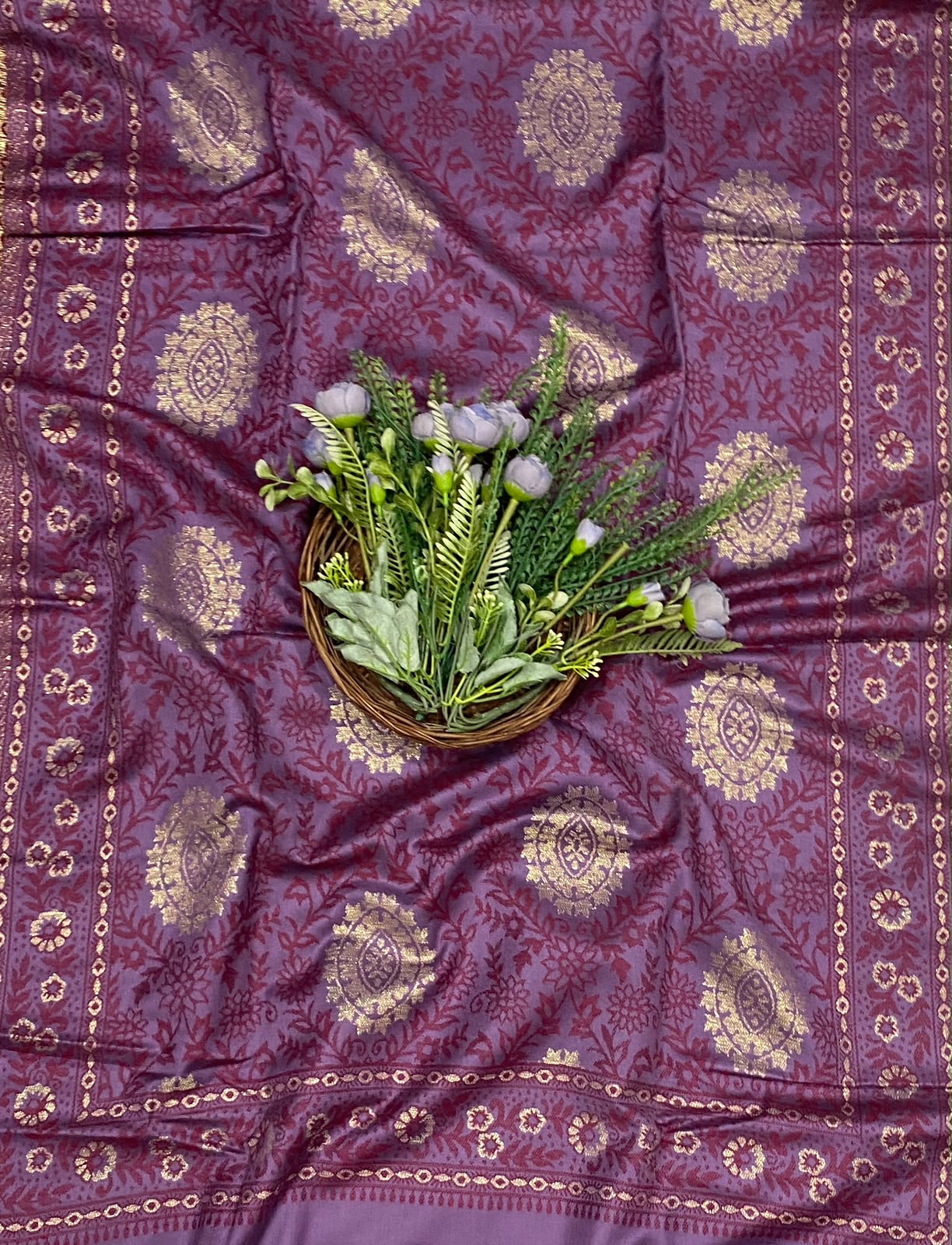 784C Pashmina Lilac Suit Fabric/ CKC Winter Suits